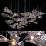 Wave Floating Leaf Chandelier - Image 12