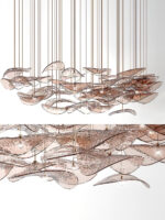 Wave Floating Leaf Chandelier - Image 13
