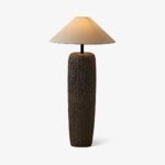 Weathered Wood Grain Floor Lamp