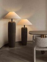 Weathered Wood Grain Floor Lamp - Image 10