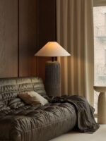 Weathered Wood Grain Floor Lamp - Image 11