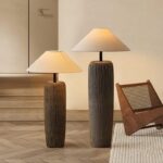 Weathered Wood Grain Floor Lamp - Image 2
