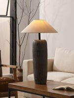 Weathered Wood Grain Floor Lamp - Image 3