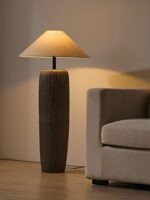 Weathered Wood Grain Floor Lamp - Image 4