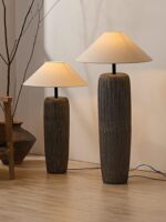 Weathered Wood Grain Floor Lamp - Image 7