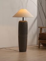 Weathered Wood Grain Floor Lamp - Image 8