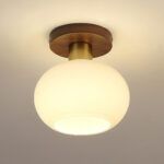 White Shell Ceiling Lamp - Image 17