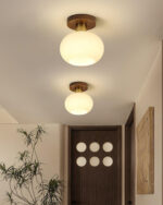 White Shell Ceiling Lamp - Image 11