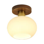 White Shell Ceiling Lamp - Image 16