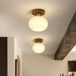 White Shell Ceiling Lamp - Image 4