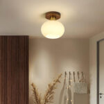 White Shell Ceiling Lamp - Image 5