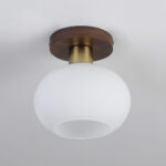 White Shell Ceiling Lamp - Image 13