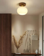 White Shell Ceiling Lamp - Image 9