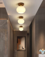 White Shell Ceiling Lamp - Image 10
