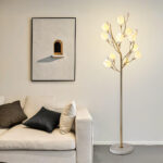 Porcelain Magnolia Floor Lamp - Image 4