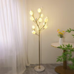 Porcelain Magnolia Floor Lamp - Image 2