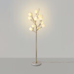 Porcelain Magnolia Floor Lamp - Image 8