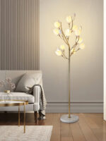 Porcelain Magnolia Floor Lamp - Image 9