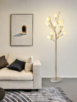 Porcelain Magnolia Floor Lamp - Image 10