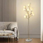 Porcelain Magnolia Floor Lamp - Image 16