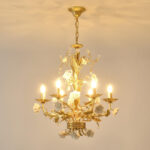 White Rose Crystal Chandelier - Image 14