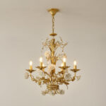 White Rose Crystal Chandelier - Image 16