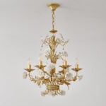 White Rose Crystal Chandelier - Image 7