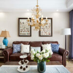 White Rose Crystal Chandelier - Image 6