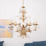 White Rose Crystal Chandelier - Image 17