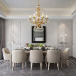 White Rose Crystal Chandelier - Image 5