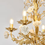 White Rose Crystal Chandelier - Image 10