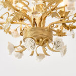 White Rose Crystal Chandelier - Image 11