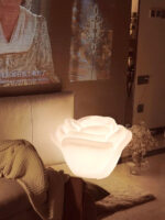 White Rose Shaped LED Table Lamp - Image 16
