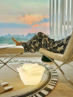 White Rose Shaped LED Table Lamp - Image 18