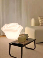 White Rose Shaped LED Table Lamp - Image 20