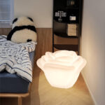White Rose Shaped LED Table Lamp - Image 3