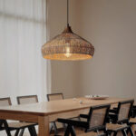 Wicker Rattan Pendant Light - Image 16