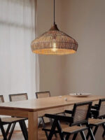 Wicker Rattan Pendant Light - Image 5