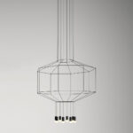 Geometric Lines Pendant Lamp - Image 11