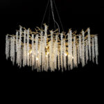 Wisteria Flower Crystal Chandelier - Image 15
