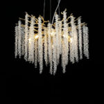 Wisteria Flower Crystal Chandelier - Image 16