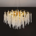 Wisteria Flower Crystal Chandelier - Image 8