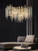 Wisteria Flower Crystal Chandelier - Image 9