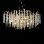 Wisteria Flower Crystal Chandelier - Image 11