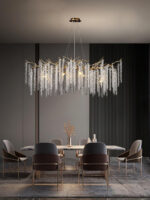Wisteria Flower Crystal Chandelier - Image 12