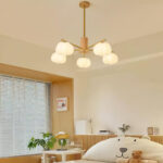Wooden Cotton Balls Chandelier - Image 4