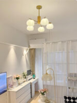 Wooden Cotton Balls Chandelier - Image 20