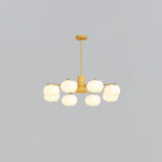 Wooden Cotton Balls Chandelier - Image 8