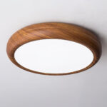 Wood Grain Round Ceiling Lamp - Image 19