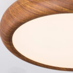 Wood Grain Round Ceiling Lamp - Image 10